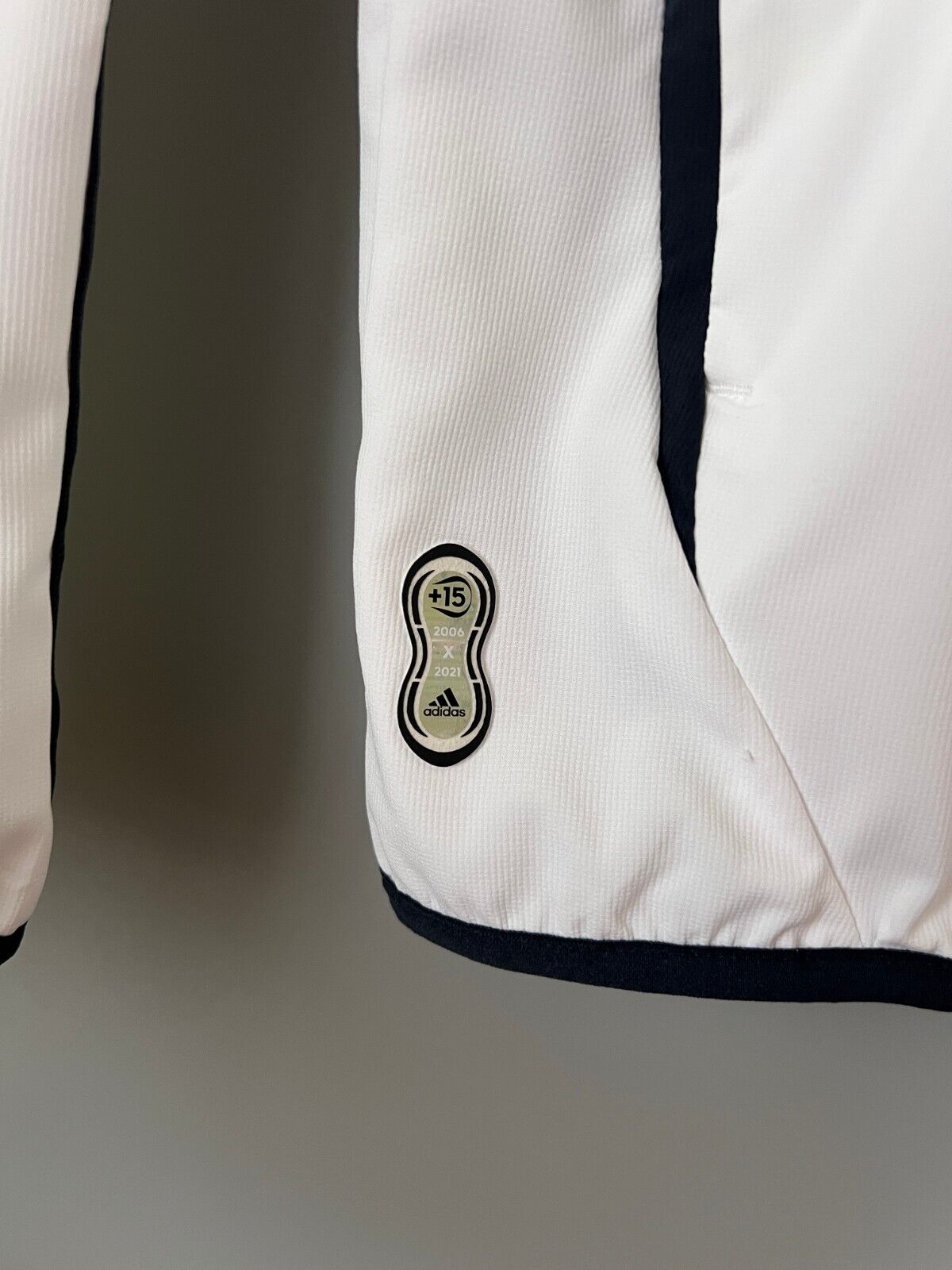 Real Madrid Teamgeist Jacket 2006x2021 White Soccer Adidas HA2537 Mens Size M
