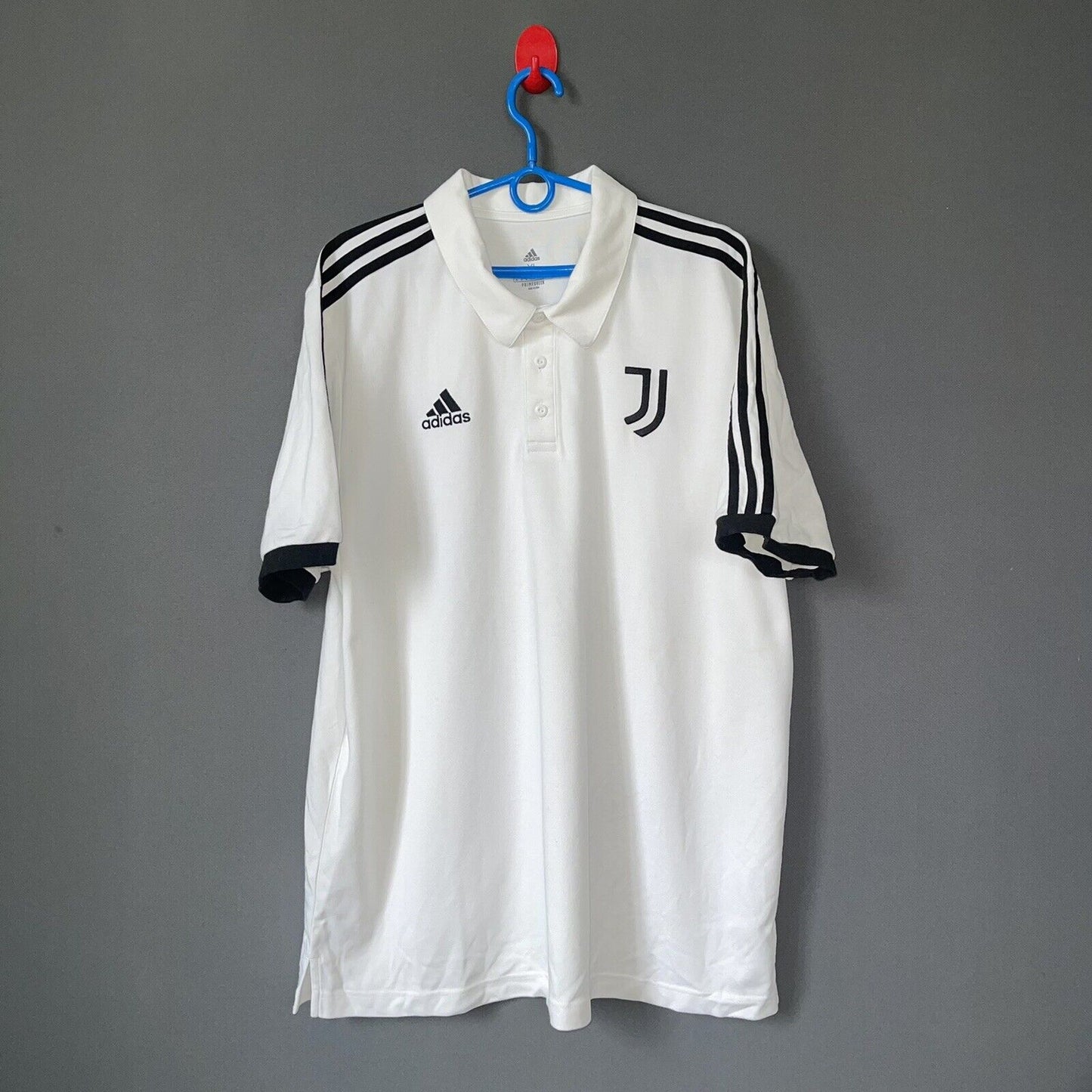 JUVENTUS POLO JERSEY 3-STRIPES SIZE XL MENS SOCCER FOOTBALL SHIRT ADIDAS GR2932
