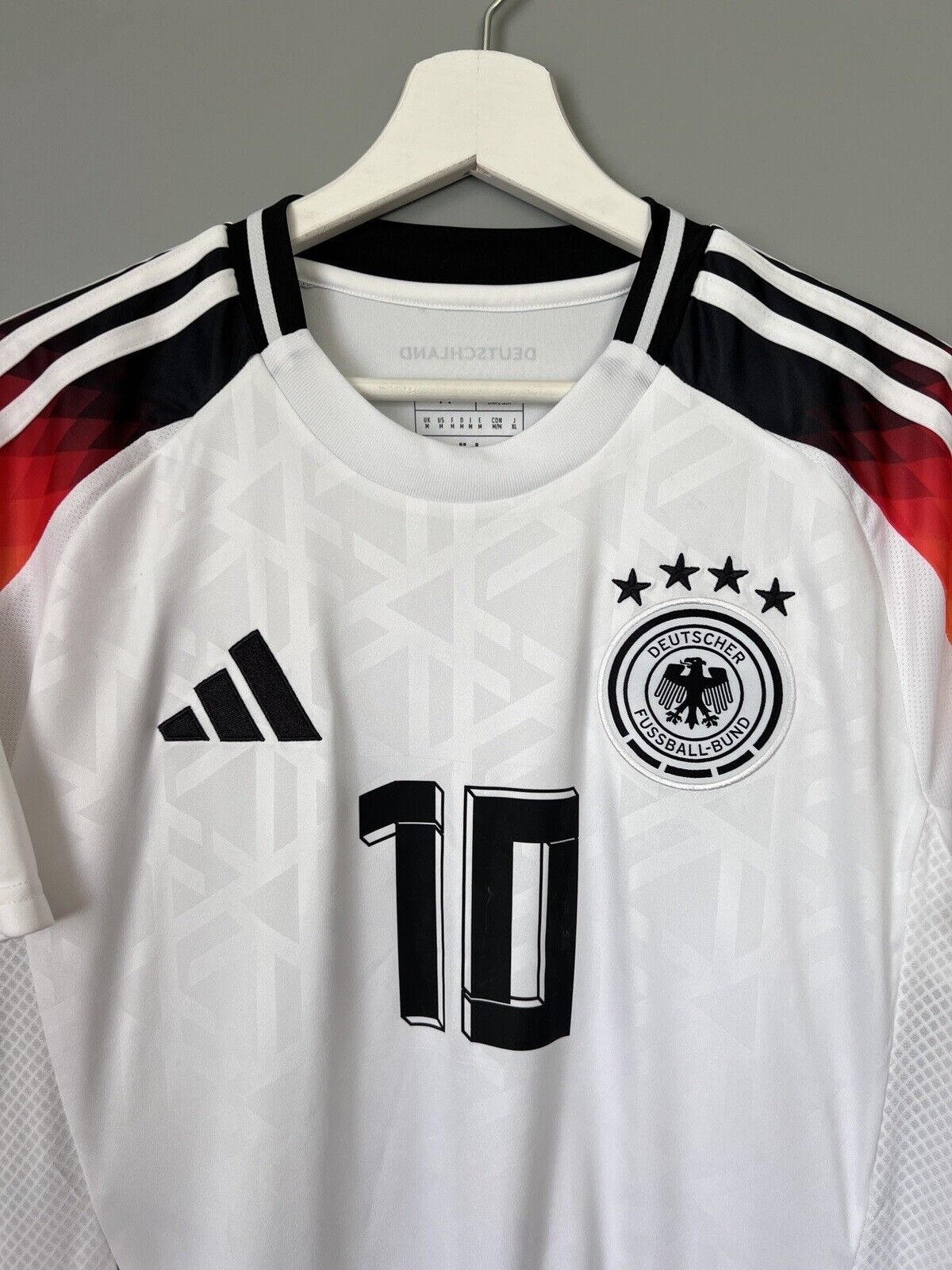 Musiala Germany Jersey 2024 Home Soccer Football Shirt Adidas IP8139 Mens Size M
