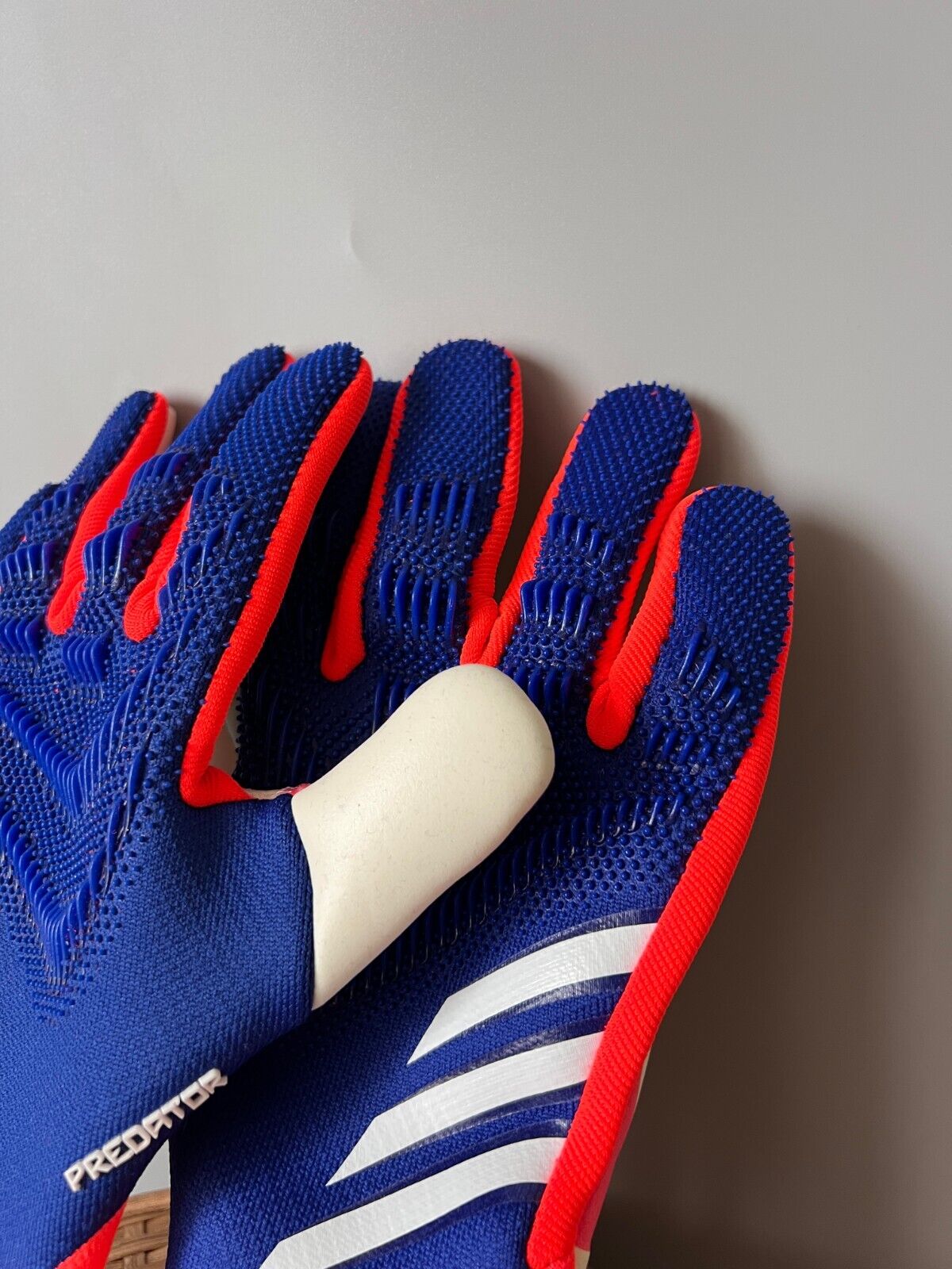 Adidas Predator PRO GL P Goalkeeper Gloves Lucid Blue IS7587 Mens Size 9