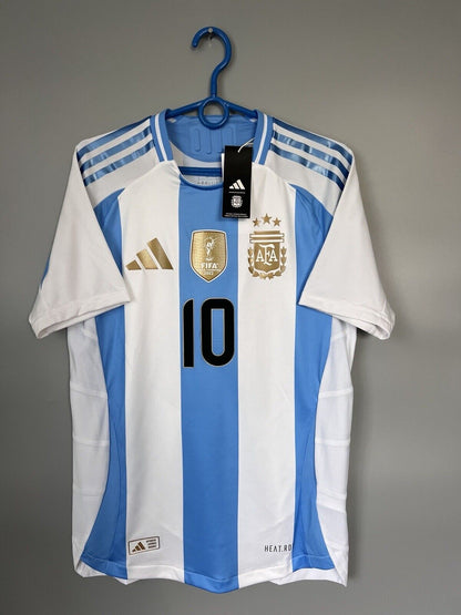 Messi Argentina Jersey 24 Home Authentic Soccer Shirt IP8388 Adidas Mens Size S