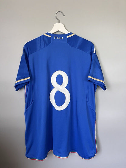 Italy Jersey Team 2023 Home Womens Soccer Football Shirt Adidas HT1613 Size 2XL