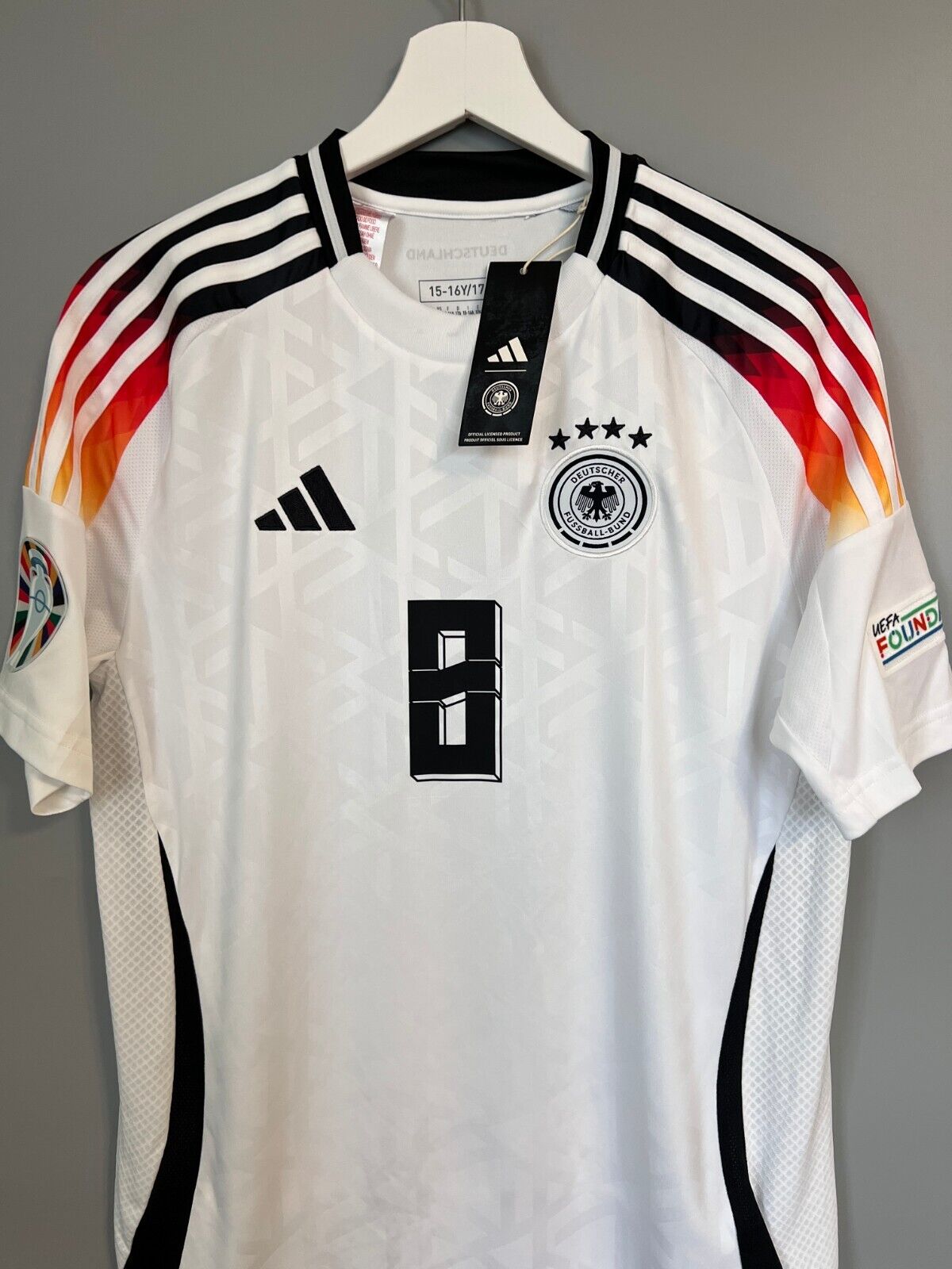 Germany Jersey 2024 Home Soccer Football Shirt Adidas IP6130 Boys Size XL