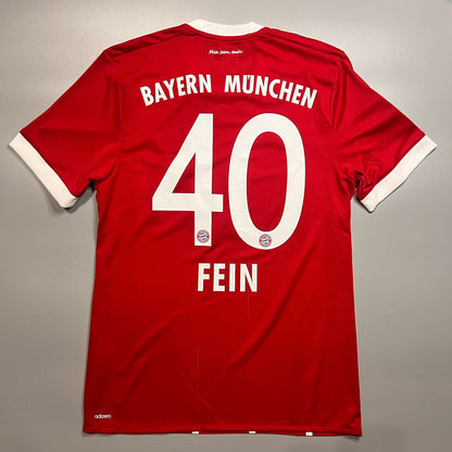 Bayern Munich Jersey 2017/18 Home Match Worn Mens Size 7 Football Shirt Adidas