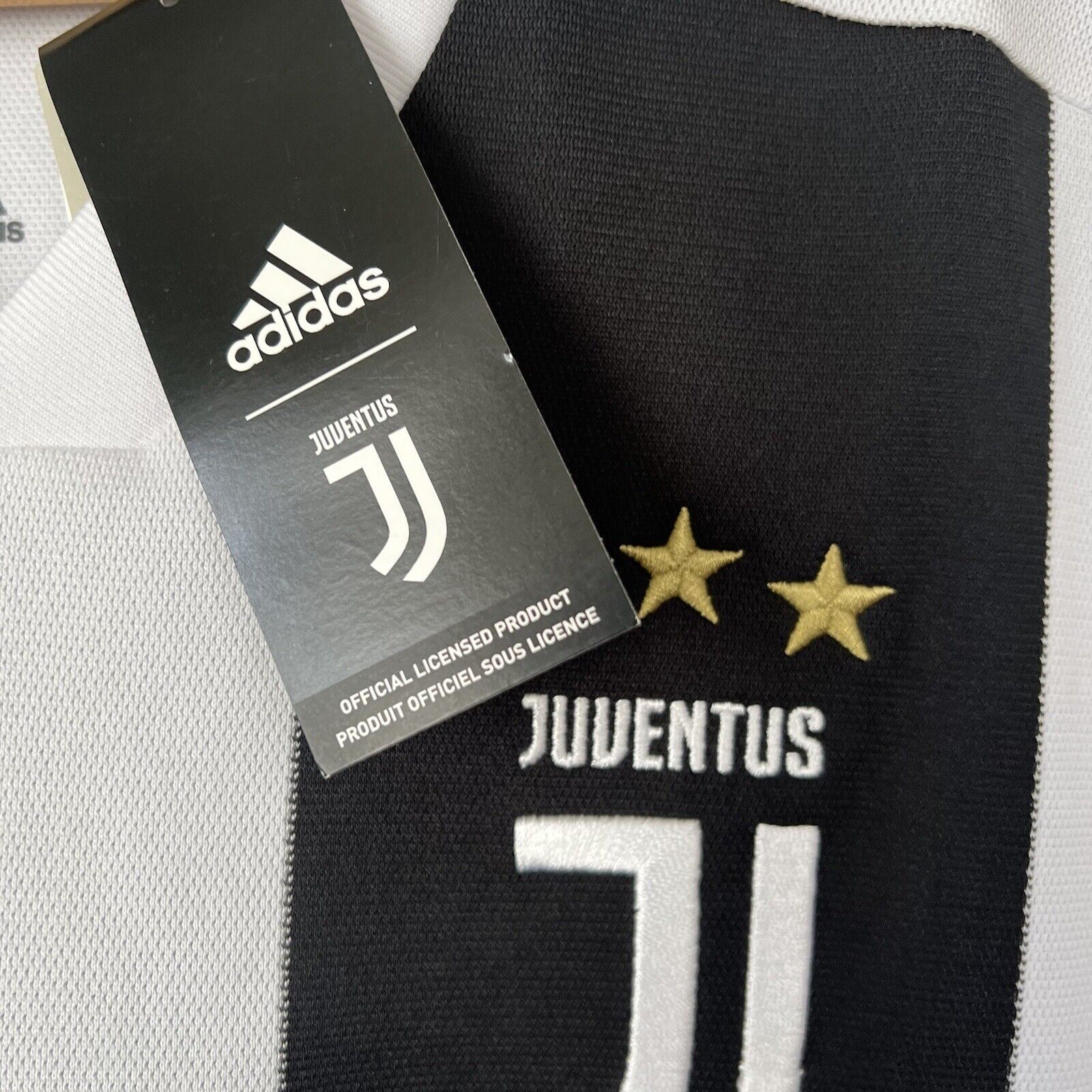 Ronaldo Juventus Jersey 2018/2019 Home Mens Football Shirt Size XL CF3489 Adidas