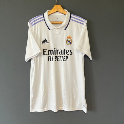 Real Madrid Jersey 2022-2023 Home Mens Football Shirt Size L HF0291 Adidas
