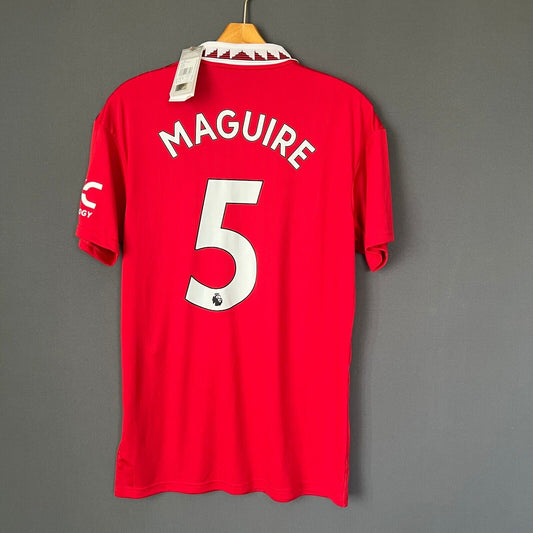 Maguiere Manchester United Jersey 2022-23 Home Mens Football Shirt Medium Adidas