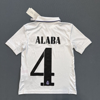 Alaba Real Madrid Jersey 22-23 Away Soccer Shirt HF2654 Adidas Boys Size XS