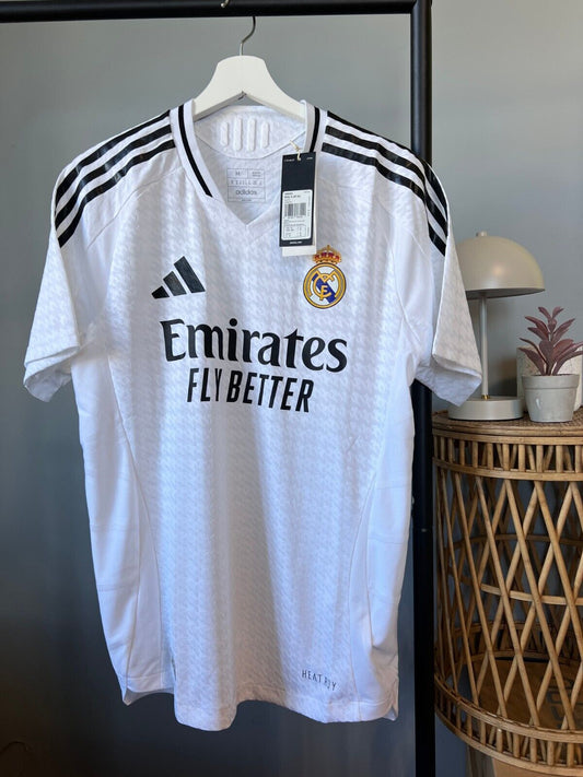 Real Madrid Jersey 24/25 Home Player Issue Soccer Shirt IX8095 Adidas Mens Sz M