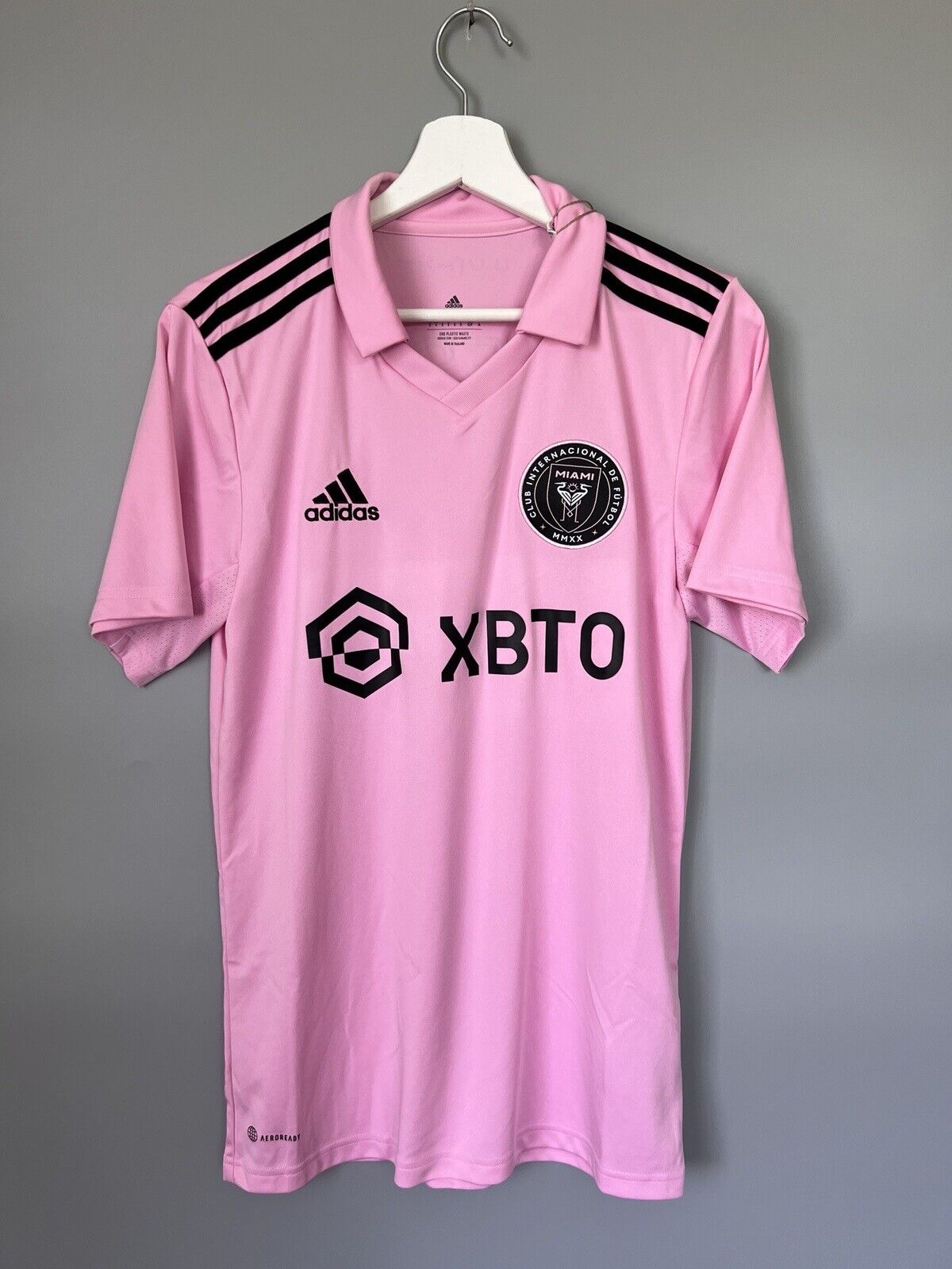 Messi Inter Miami Jersey 22/23 Home Soccer Shirt JE9701 Adidas Mens Size S