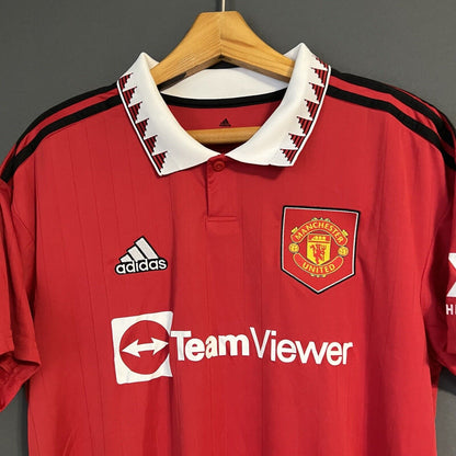 Manchester United Jersey 2022/23 Home Large Football Soccer Trikot Adidas H13881