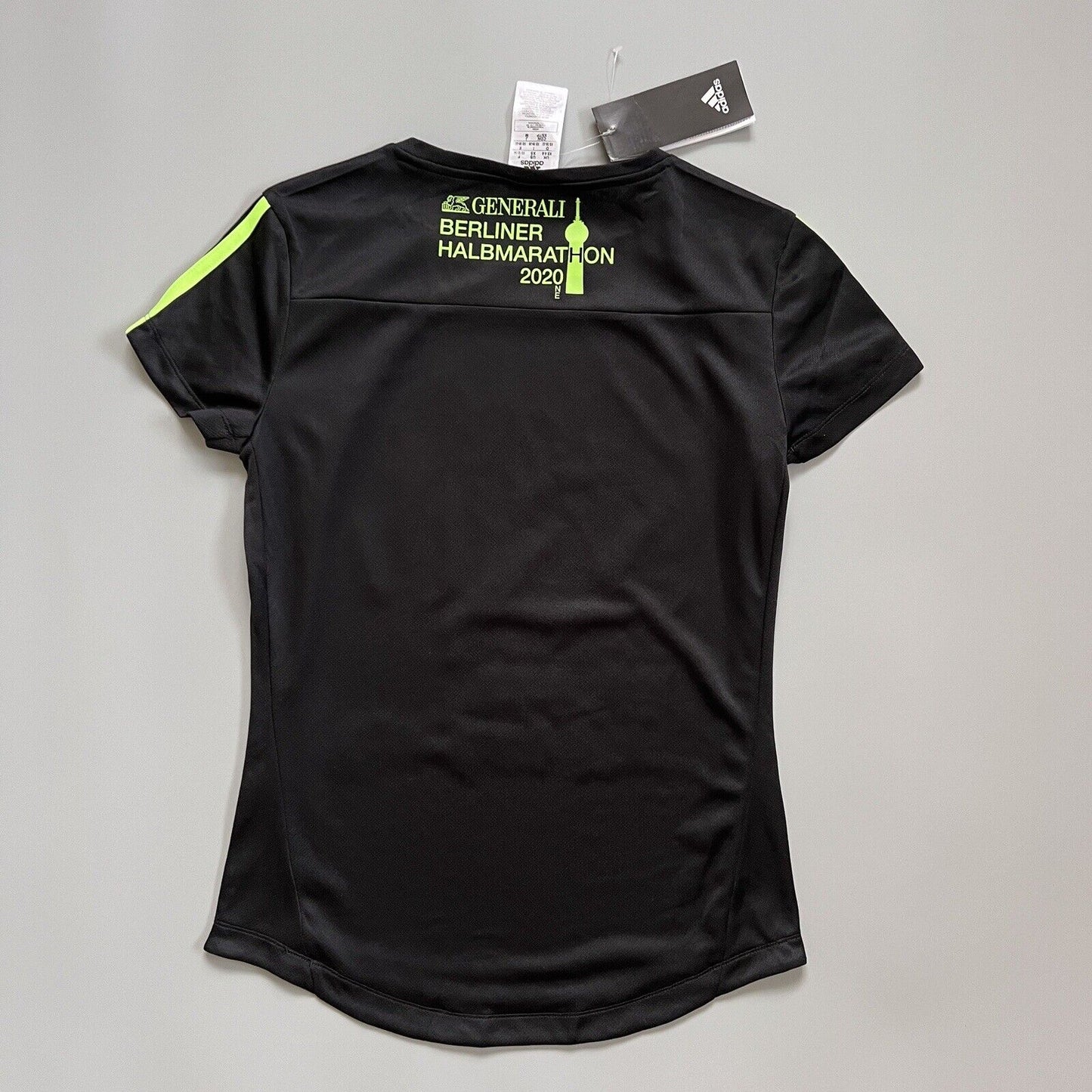 Adidas Running Shirt Berlin Marathon 2020 Size XS Womens GK9260