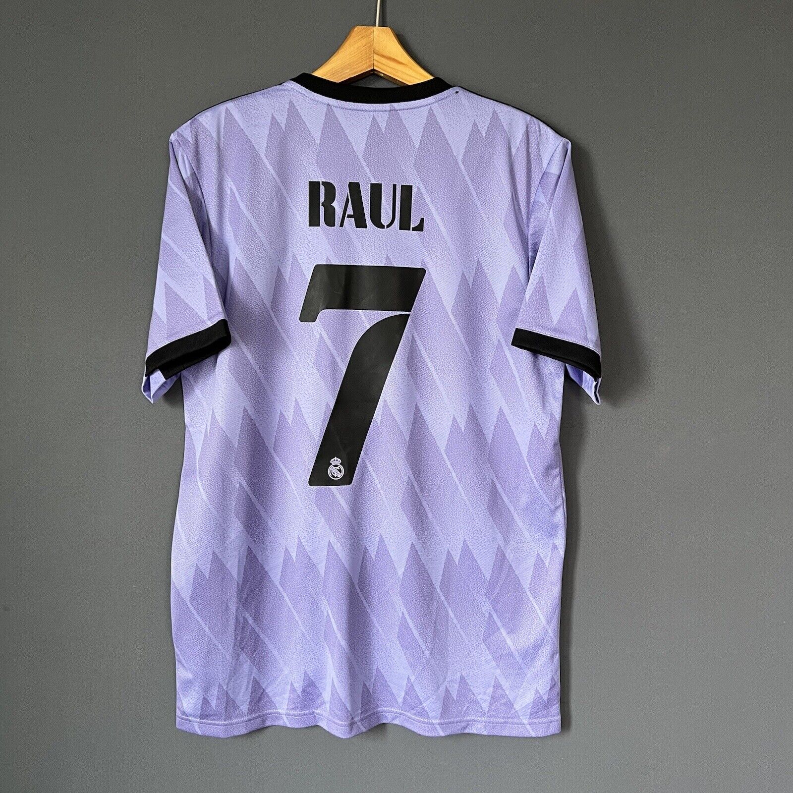 Raul Real Madrid Jersey 2022-2023 Away Mens Football Shirt Medium Adidas