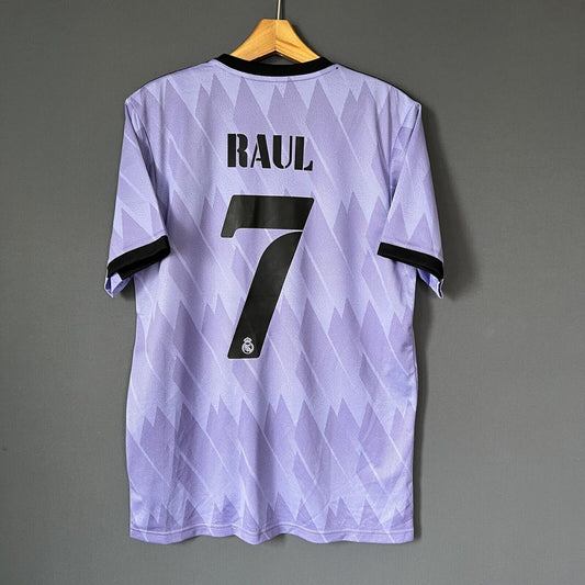 Raul Real Madrid Jersey 2022-2023 Away Mens Football Shirt Medium Adidas
