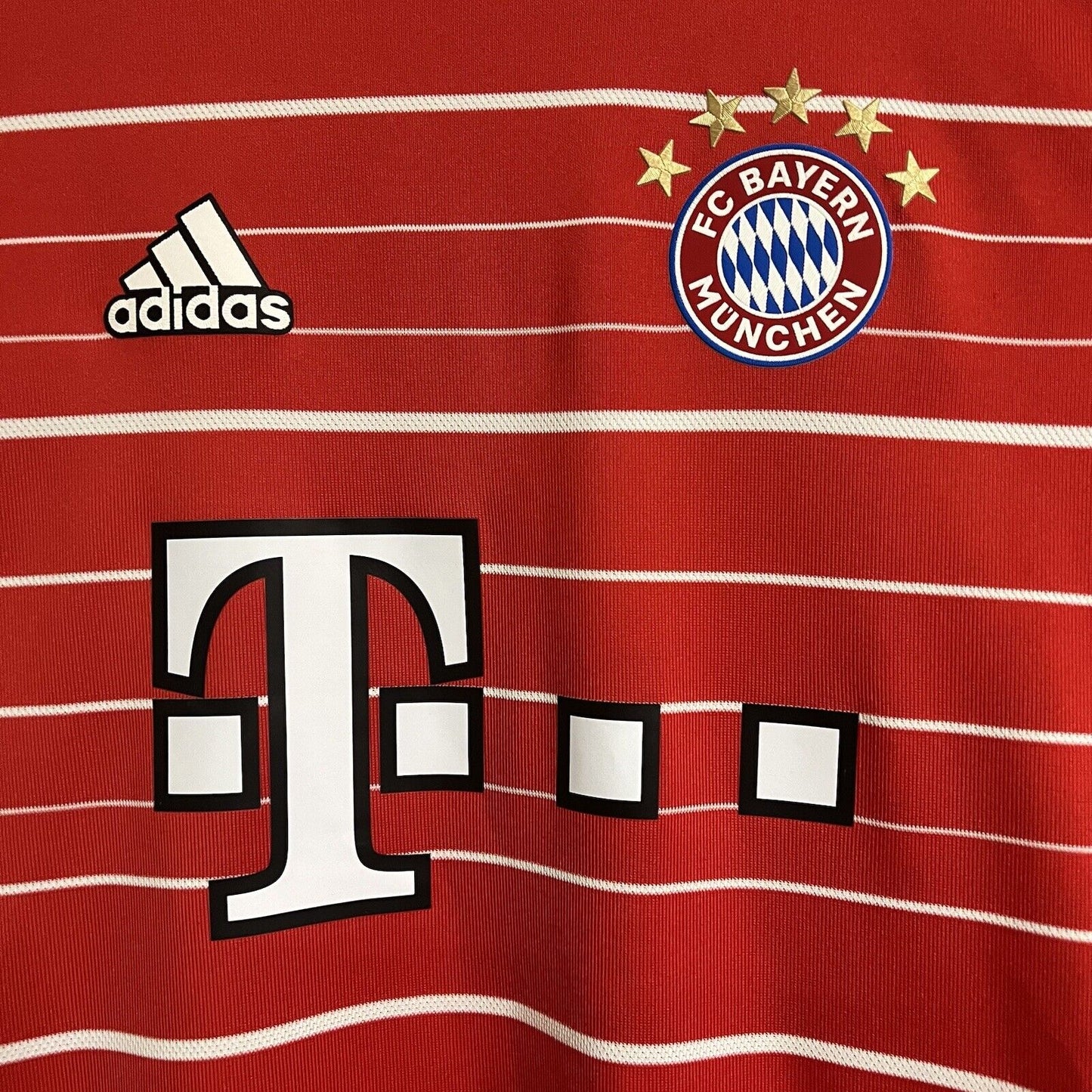 Mazraoui Bayern Munich Jersey 2023 Home Authentic Mens Soccer Shirt Adidas Sz XS