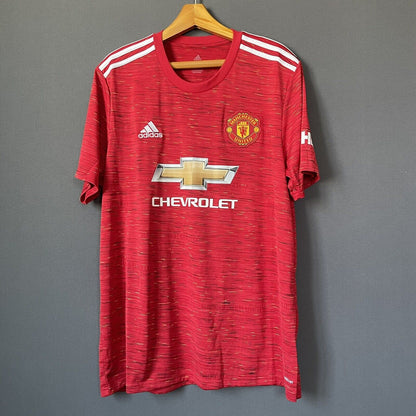 Fernandes Manchester United Jersey 2020/21 Home Size XL Shirt Adidas GC7958