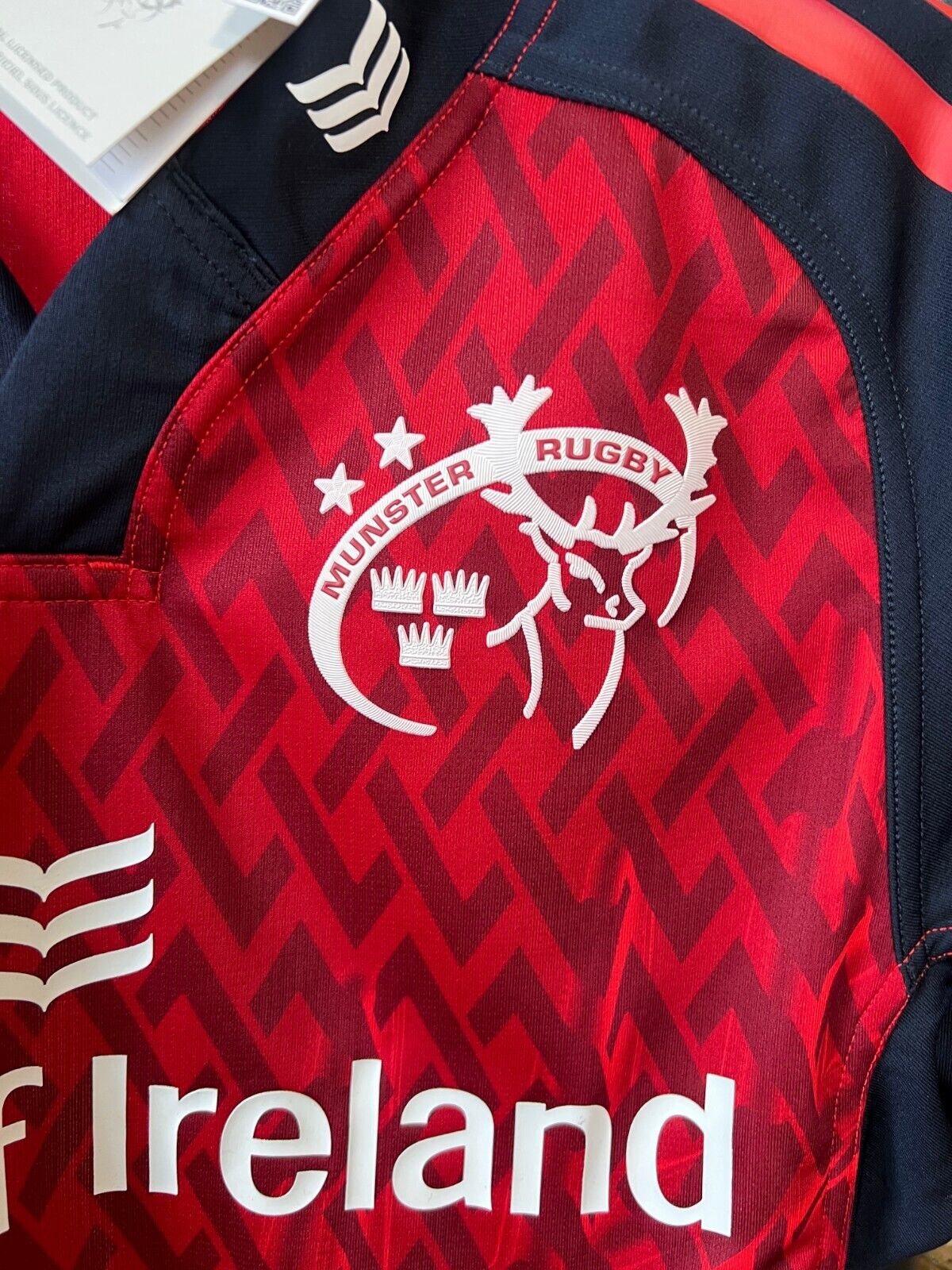 Munster Rugby Jersey 22/23 European Player Issue Adidas Size 6 Mens