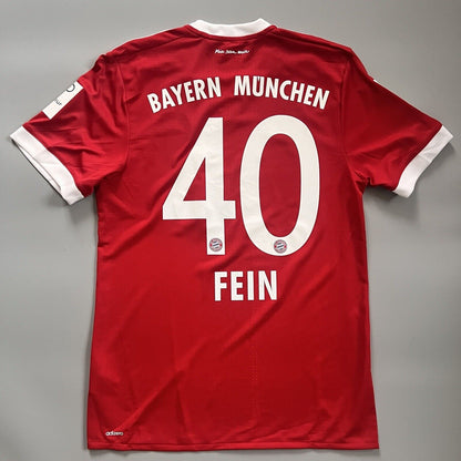Bayern Munich Jersey 2017/18 Home Match Worn Mens Size 7 Football Shirt Adidas
