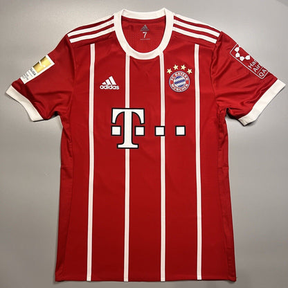 Bayern Munich Jersey 2017/18 Home Match Worn Mens Size 7 Football Shirt Adidas