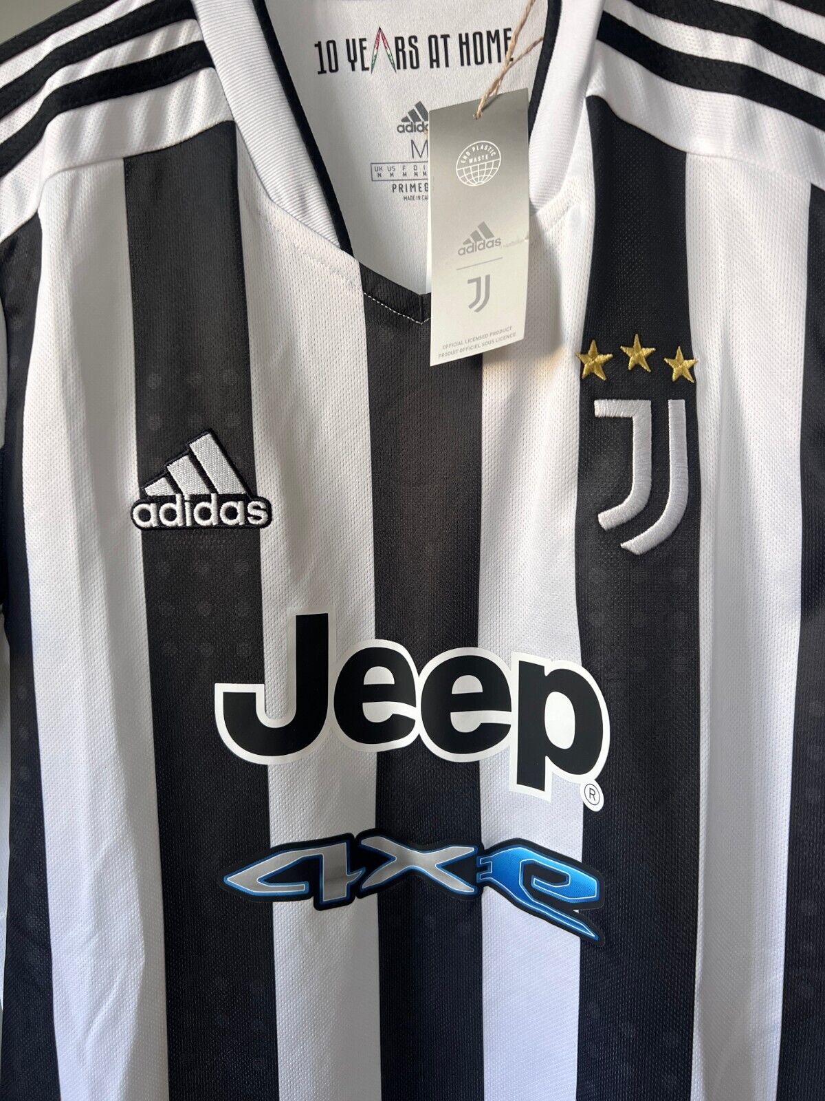 Juventus Jersey 21/22 Home Soccer Football Shirt GS1442 Adidas Mens Size M