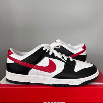 Nike Dunk Low Retro Red Swoosh Panda FB3354-001 Mens New
