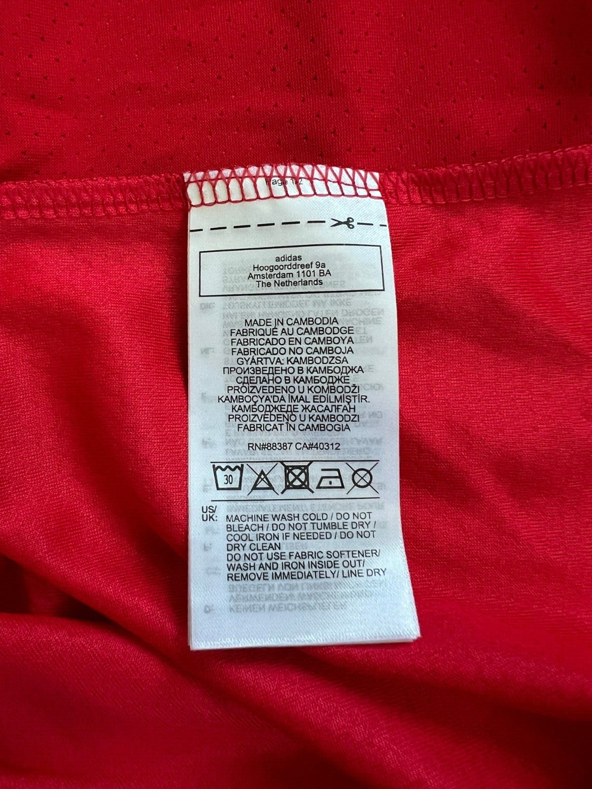 1. FC Union Berlin Jersey 20/21 Home Football Soccer Shirt Adidas Mens Size S