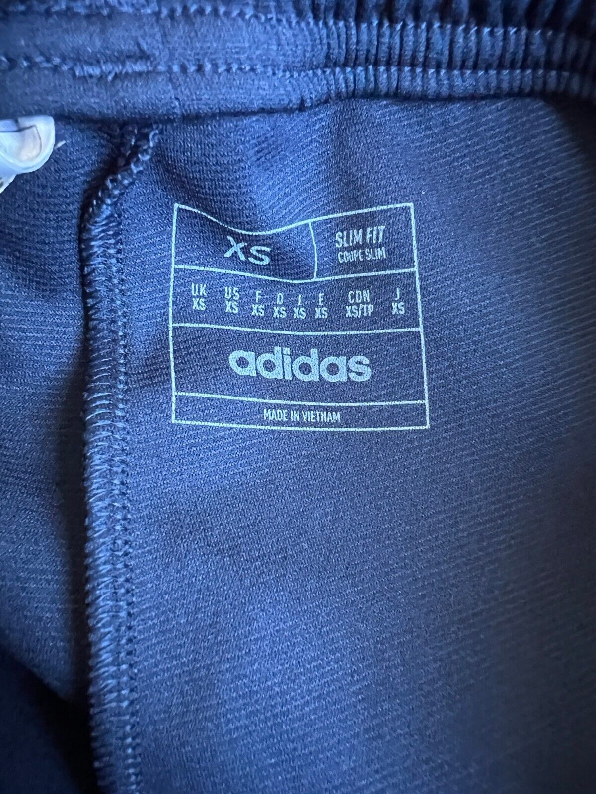 Argentina Tiro 23 Training Pants Blue Football Soccer Adidas HF3914 Mens Size XS