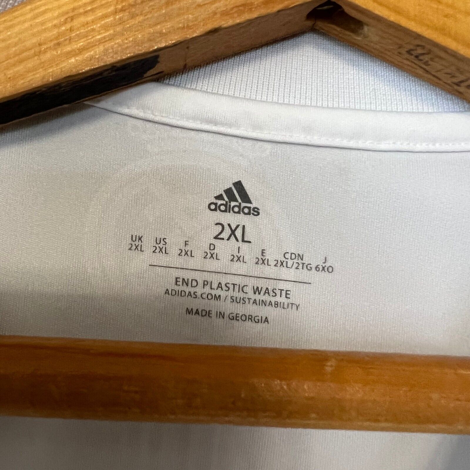 Real Madrid Jersey 2022-2023 Home Mens Football Shirt 2XL HF0291 Adidas
