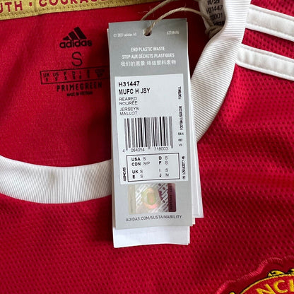 Lindelof Manchester United Jersey 2021/22 Home Small Mens Soccer Shirt Adidas
