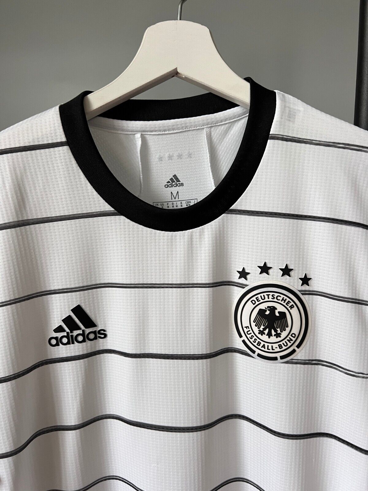 Germany Jersey 2020 Home Player Issue Soccer Shirt Adidas EH6104 Mens Sz M