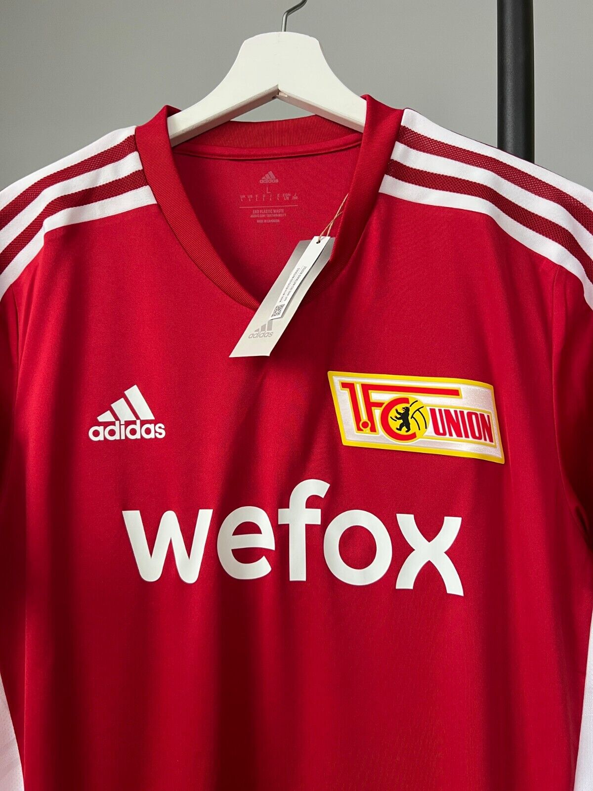 1. FC Union Berlin Jersey Training Soccer Football Shirt Adidas Mens Size L