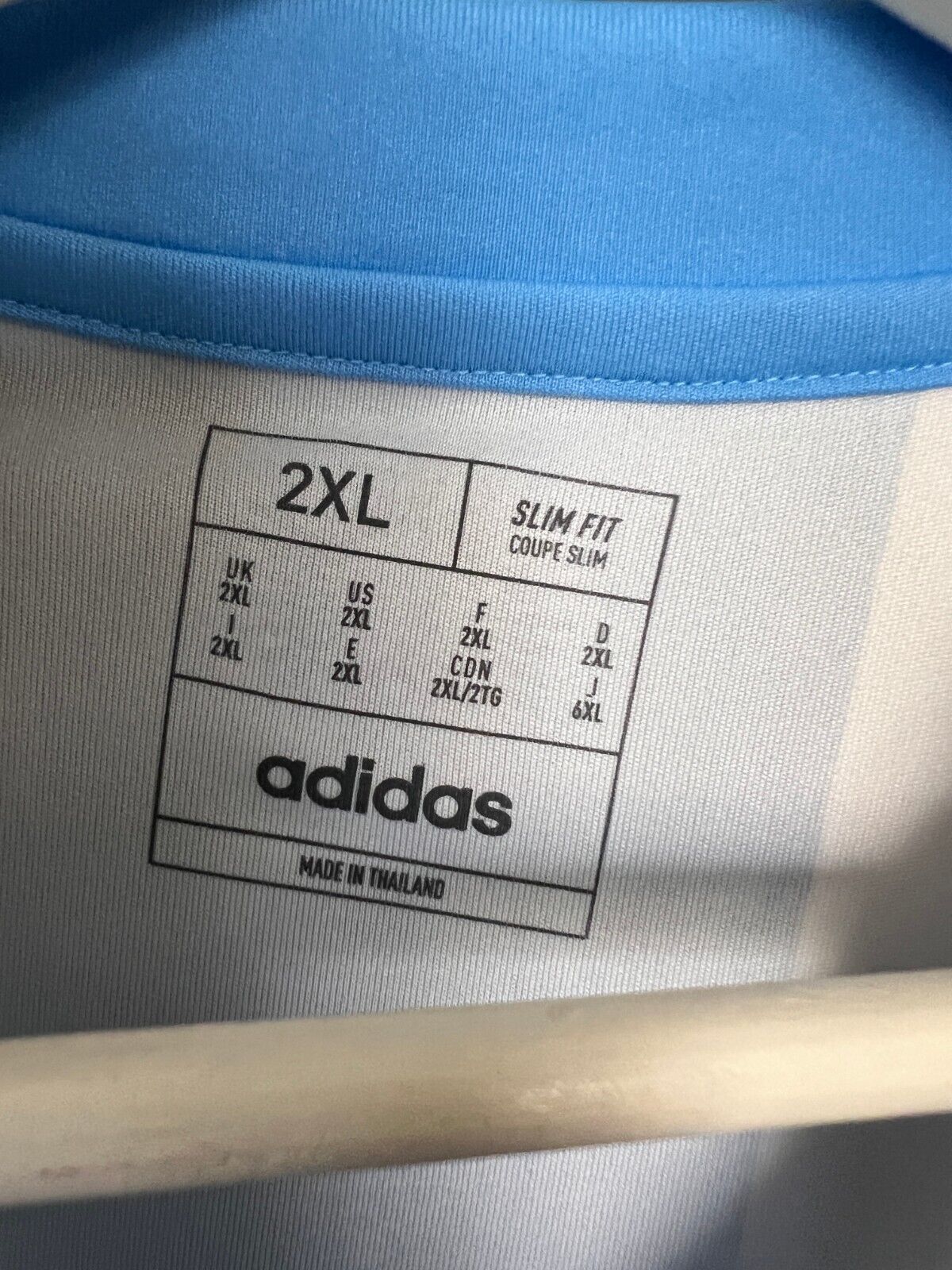 Argentina Jersey 2024 Home Soccer Shirt IP8409 Adidas Mens Size 2XL