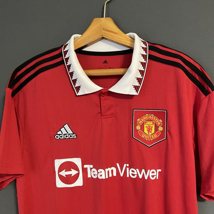 Manchester United Jersey 2022/23 Home Large Football Soccer Trikot Adidas H13881
