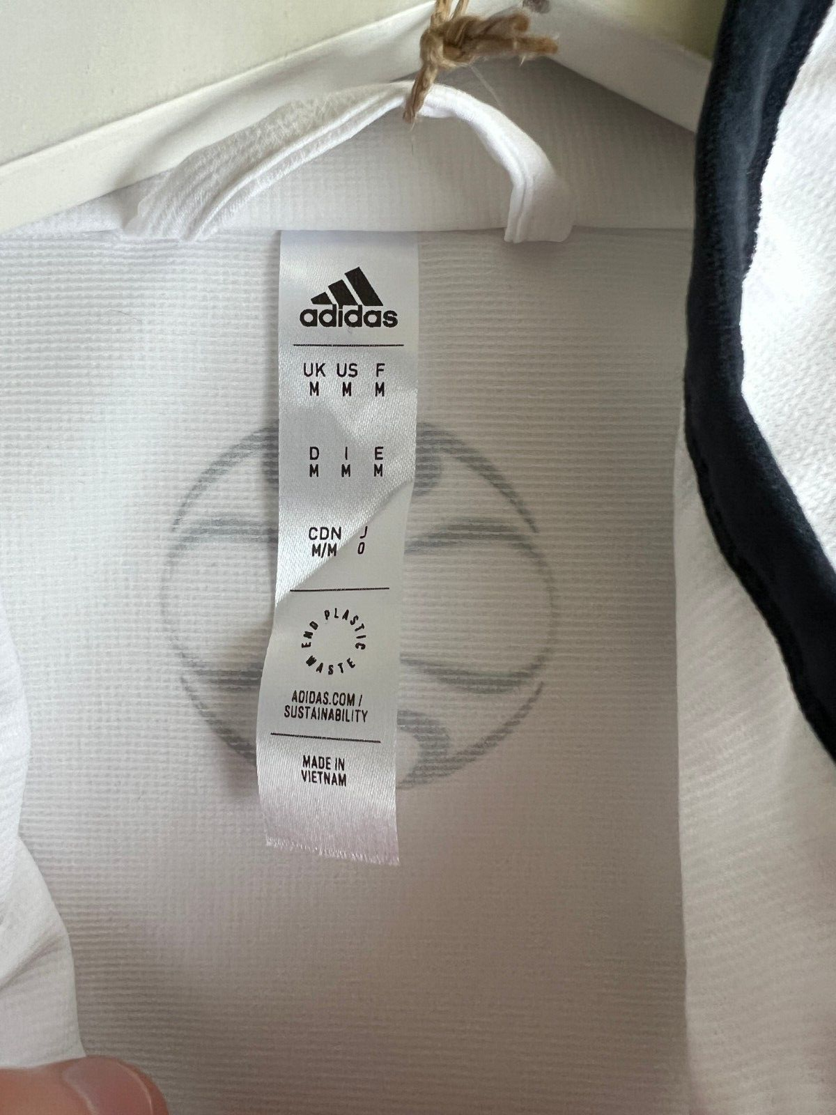 Real Madrid Teamgeist Jacket 2006x2021 White Soccer Adidas HA2537 Mens Size M