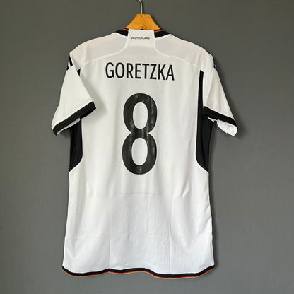 Goretzka Germany Jersey 2022 Home Size M Mens Football Shirt HJ9606 Adidas