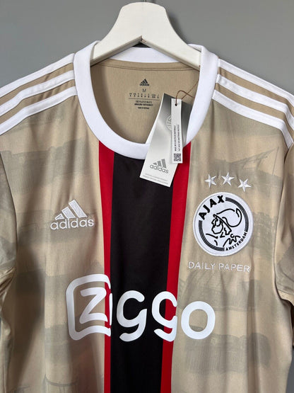 Ajax x Daily Paper 22/23 Third Jersey Soccer Shirt Adidas HG1393 Mens Size M