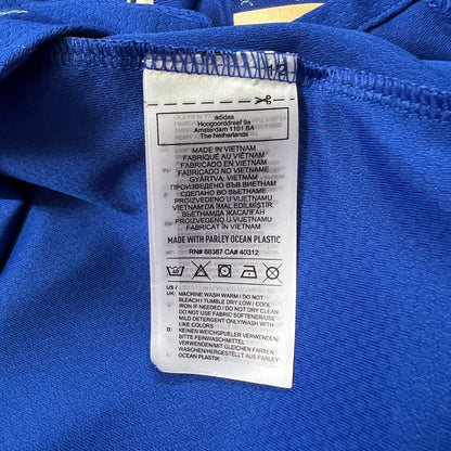 Leinster Jersey Rugby Performance Blue Shirt H60463 Adidas Mens Size M