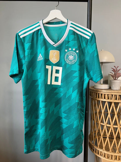 Kimmich Germany Jersey 2018 Away Soccer Shirt Adidas BR3144 Mens Size M