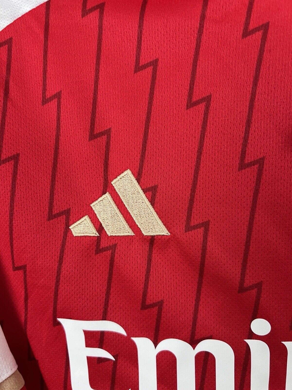 Rice Arsenal Jersey 23/24 Home Soccer Shirt HR6929 Adidas Boys Size XL