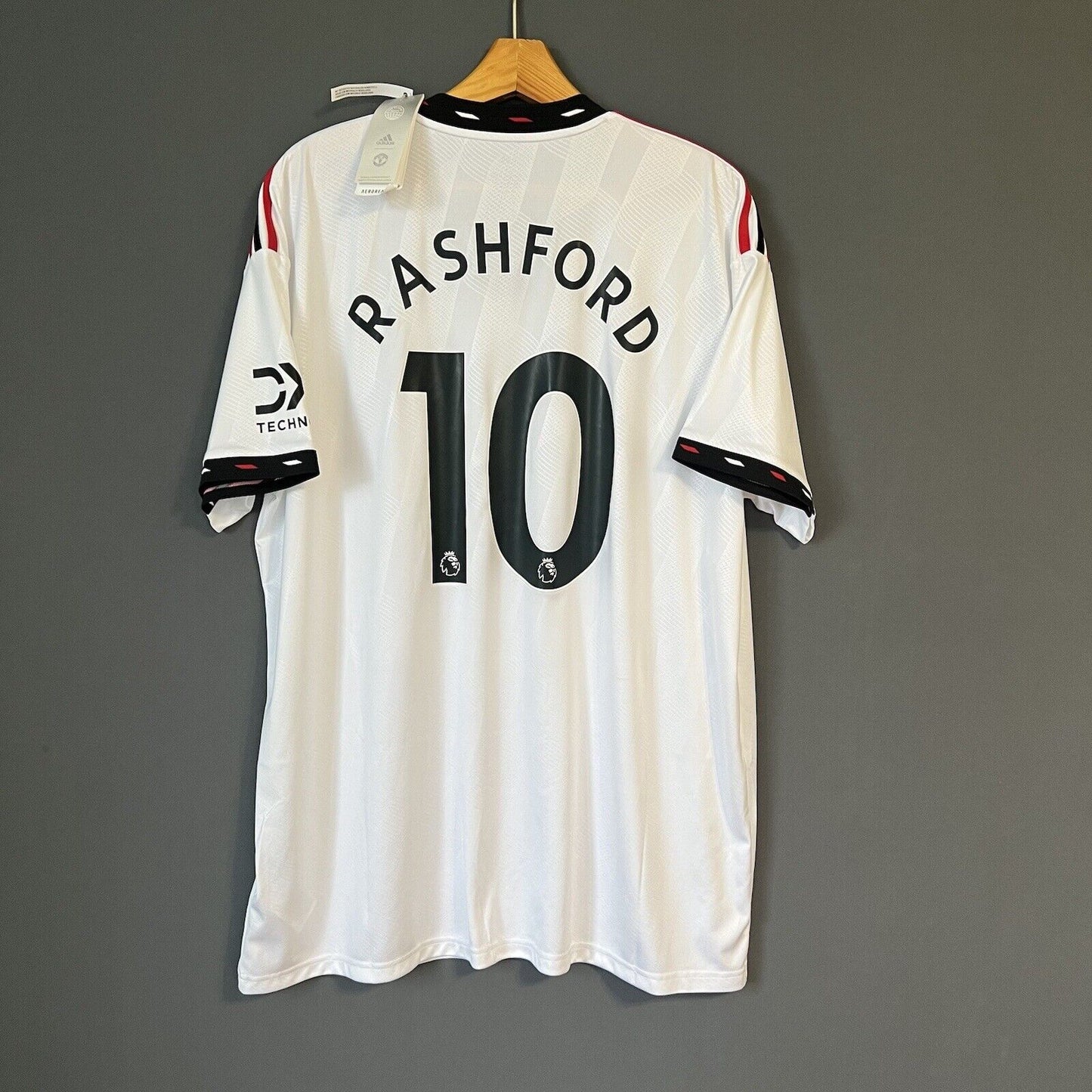 Rashford Manchester United Jersey 2022/23 Away Adidas H13880 Football Shirt XXL