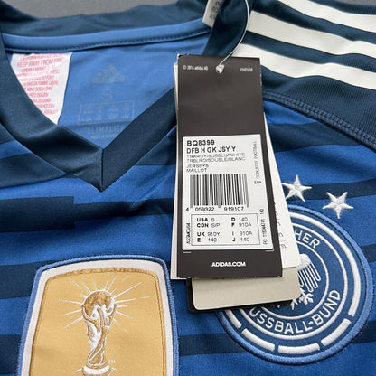 Germany Jersey 2018 2019 Goalkeeper Football Shirt BQ8399 Adidas Boys Size S