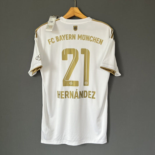 Hernandez Bayern Munich Jersey 22-23 Away Medium Mens Soccer Shirt HI3886 Adidas