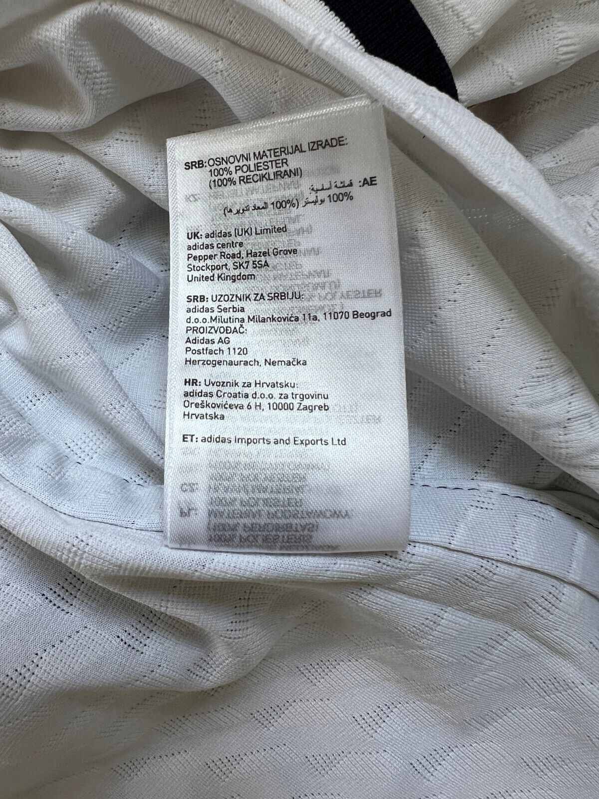 Real Madrid Jersey 23/24 Home Player Issue Soccer Shirt IA5139 Adidas Mens Sz M