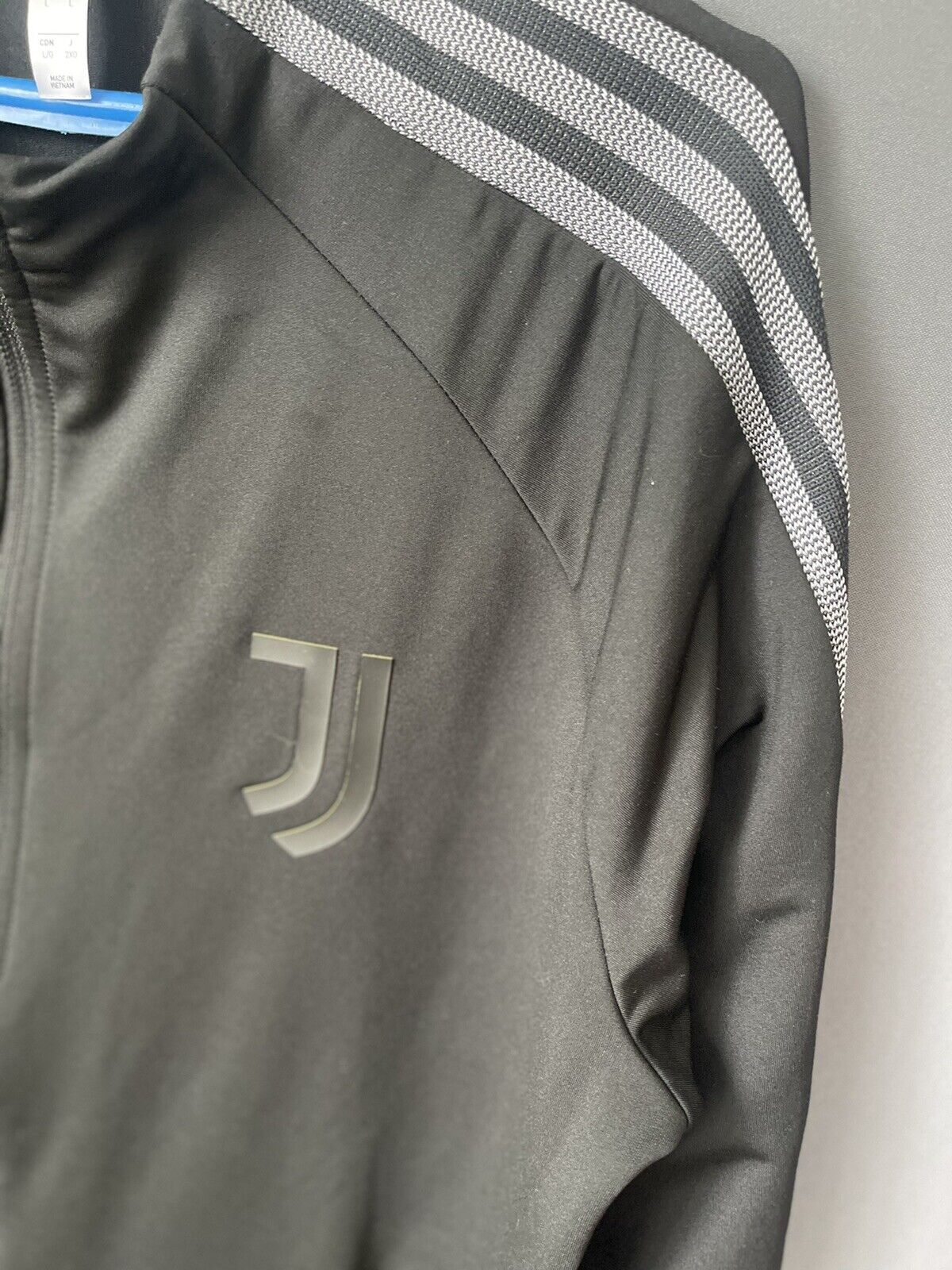 Juventus Jacket Anthem 2021 Full Zip Size L Mens Football Soccer Adidas FI4884