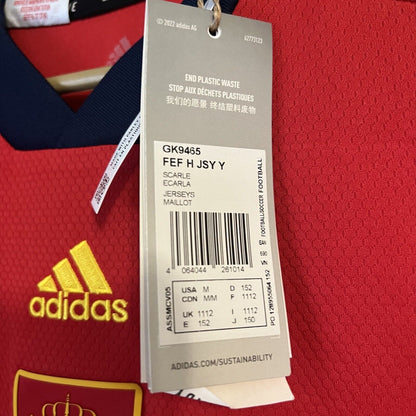 Spain Jersey 2022 Home Size M 11-12Y Boys Soccer Football Shirt Adidas