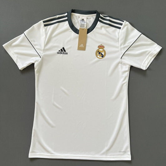 REAL MADRID JERSEY TRAINING MENS FOOTBALL SOCCER SHIRT ADIDAS