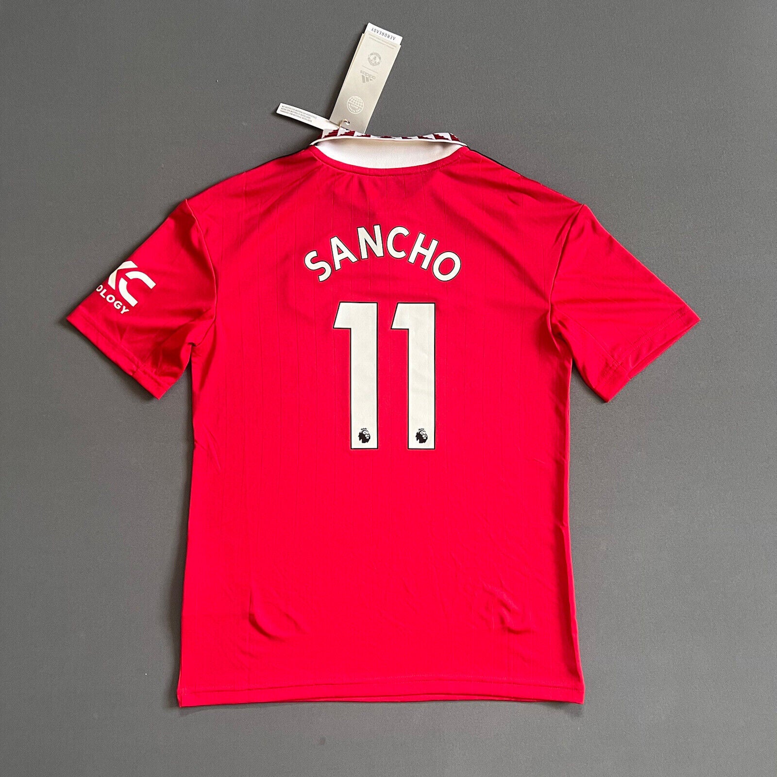 Sancho Manchester United Jersey 22-23 Home Size M Boys Adidas Football Shirt