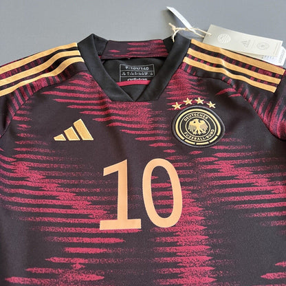 Gnabry Germany Jersey 2022 2023 Away Size S Boys Football Shirt Trikot Adidas