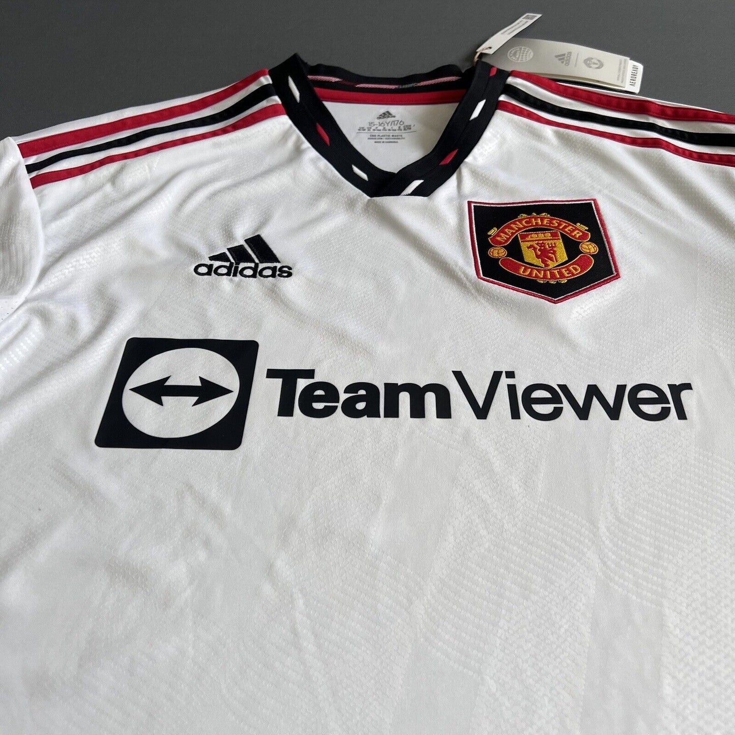 Manchester United Jersey 22-23 Away Size XL Boys Adidas Football Shirt