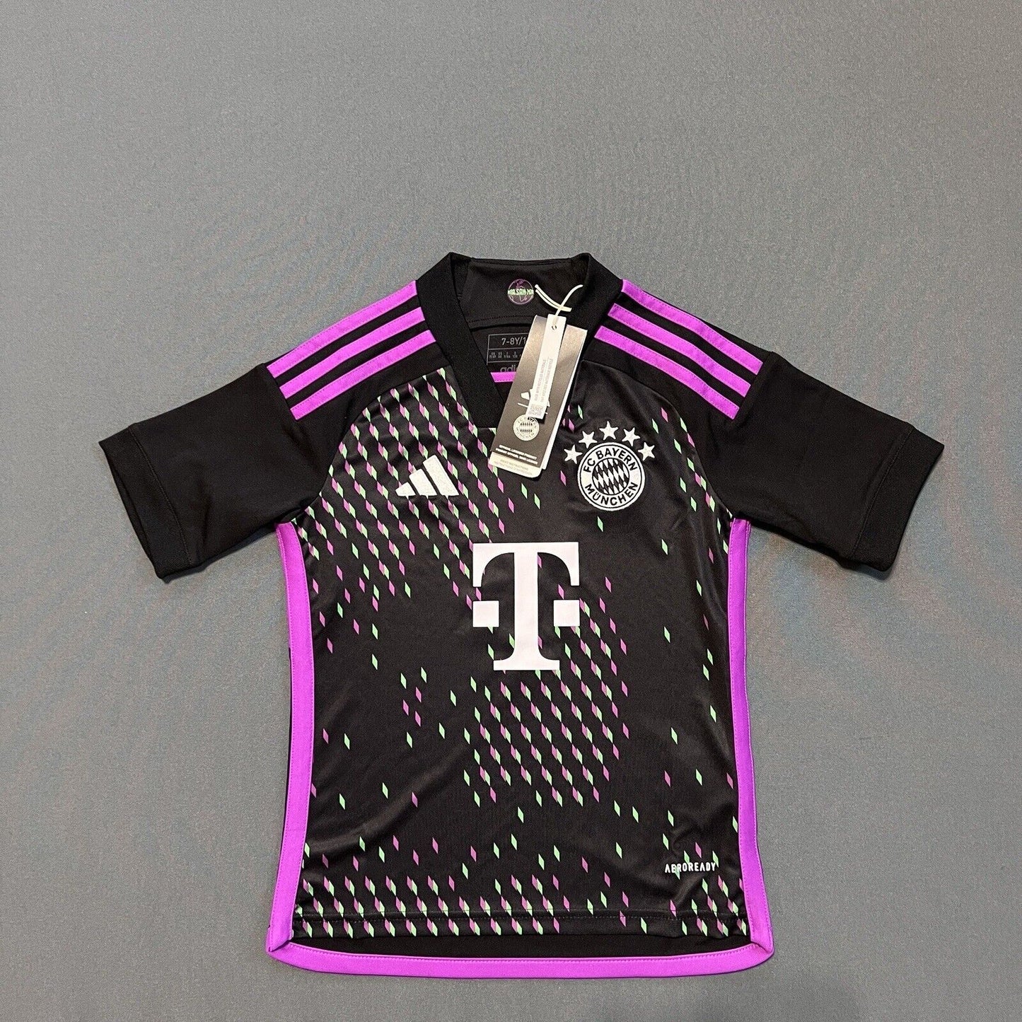 Bayern Munich Jersey 23/24 Away Soccer Shirt IB1493 Adidas Size XS Boys